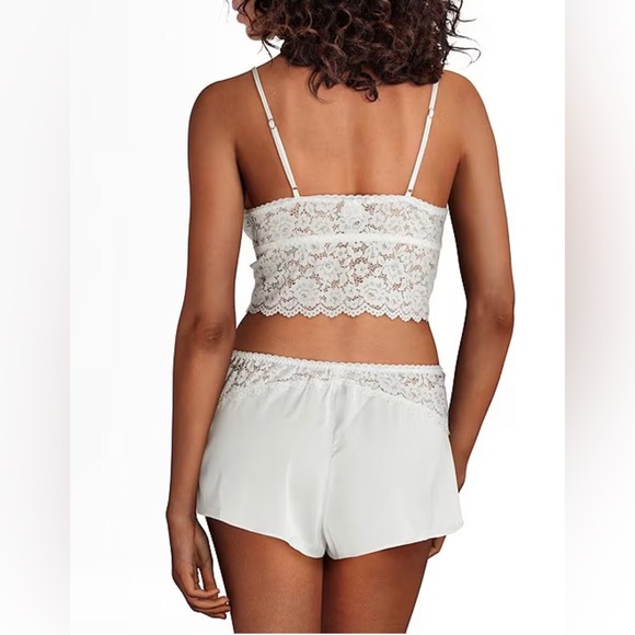 NWOT Seductivewear by Cinema Etoile Athena Lace Soft Cup Bralette & Short Set M - Picture 2 of 15